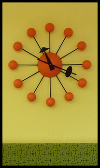 Nelson Clock in place